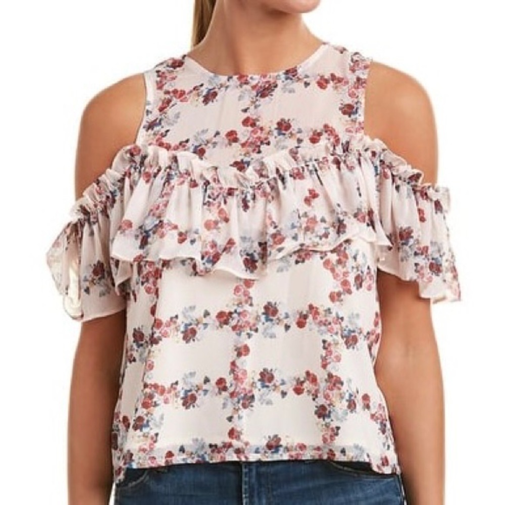 Endless Rose Floral Ruffle Top Romantic